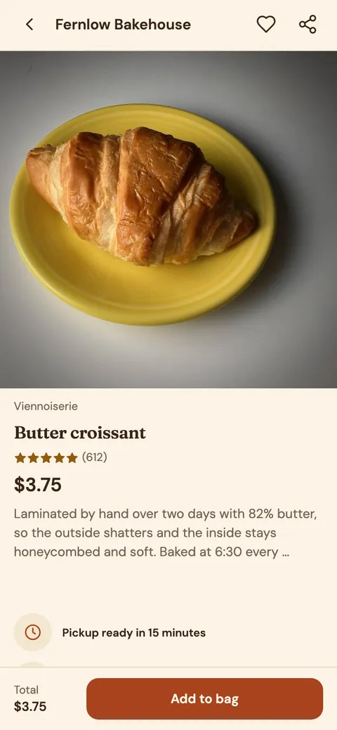 Bakehouse theme: Product page of the Fernlow Bakehouse demo shop